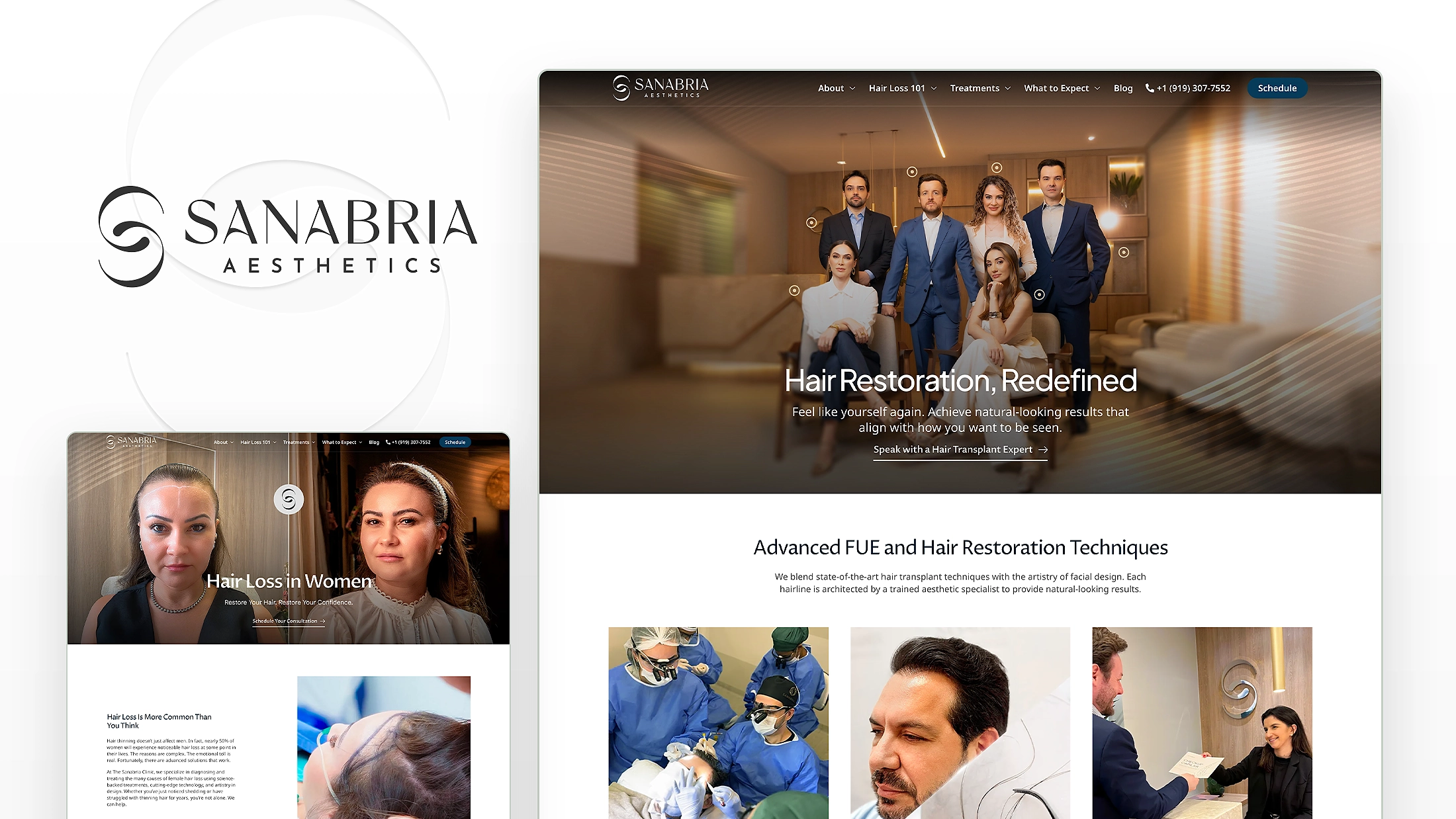 Sanabria Aesthetics - Harpia Brand | Personal Branding, Company Branding and Product Branding